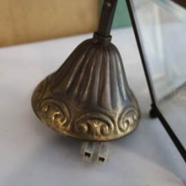 Hanglamp ganglamp glas 1930 VERKOCHT