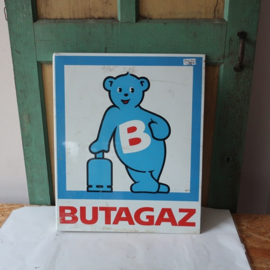 Wand plaat gevel bord Butagaz Frankrijk