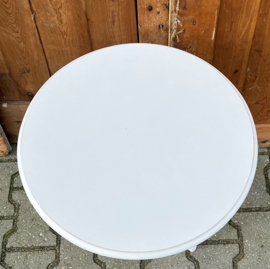 Wijntafel bijzettafel haltafel wit 53 VERKOCHT