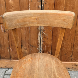 Eetkamer stoel cafe hout origineel VERKOCHT
