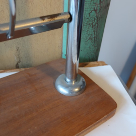 Papier rolhouder chroom 66 cm origineel retro