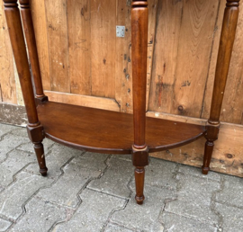 Sidetable haltafel Engeland origineel half rond