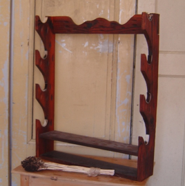 Wandrek wandschap gewerenrek hout VERKOCHT