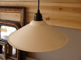 Hanglamp gang metaal origineel industrie lamp wit
