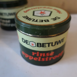 Blik appelstroop o.a. TEO De Betuwe origineel