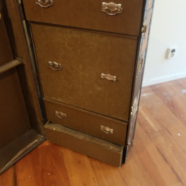 Reisgarderobe reiskoffer steamtrunk VERKOCHT