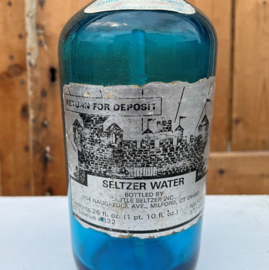 Spuitwater soda fles Setlzer Water USA VERKOCHT