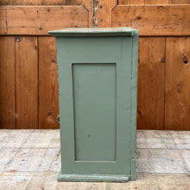 Vitrine kast groen sier pronk hang kastje