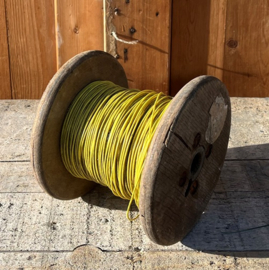 Spoel hout met draad origineel diameter 18 cm