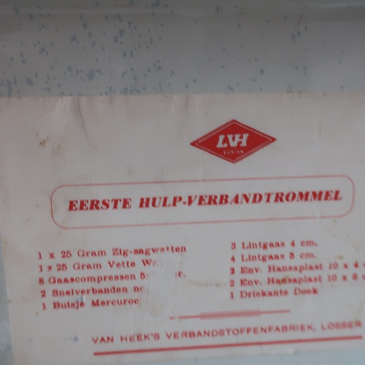 Verbandtrommel Van Heek's Losser origineel