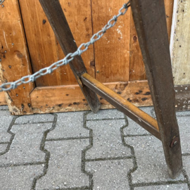 Oude houten trap ladder schilderstrap VERKOCHT