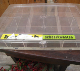 Sorteer kist kunststof scheerkwasten 12 vaks