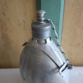 Drinkfles metaal aluminium veldfles 22 cm
