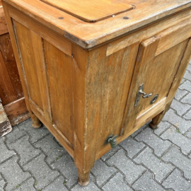 Koelkast koelmeubel  ijskast hout antiek