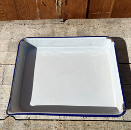 Emaille bak doka ontwikkelbad schaal wit