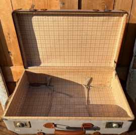 Koffer bruin 60 x 37 x 18,5 origineel VERKOCHT