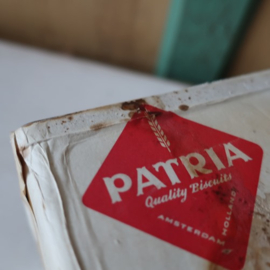 Blik Patria noodransoen origineel 1 met inhoud