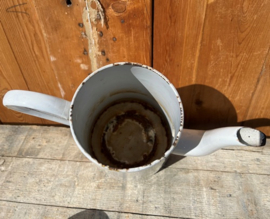 Koffiekan koffie pot emaille wit Ø 19 cm