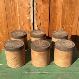 Cylindres Pathe 1900 in koker grammo Patho foon