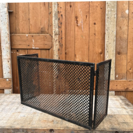 Haard scherm vonkenvanger metaal 64,5 cm