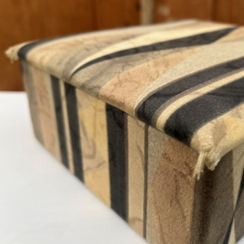 Naaidoosje stoffen bekleding karton sieraden