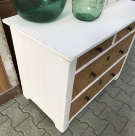 Commode ladekast wit 100,5 cm VERKOCHT