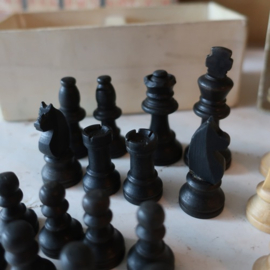 Schaakstukken Jumbo schaakset 745 hout