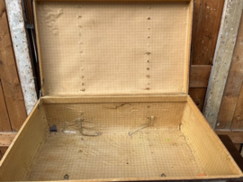 Kist koffer houten latten hutkoffer VERKOCHT