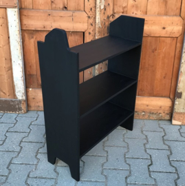 Boeken kast schappen kast zwart 60 cm breed