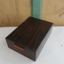 Scheerkist hout origineel kist VERKOCHT