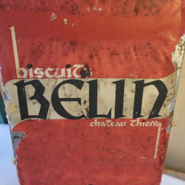Blik Biscuits Belin Château Thierry koekjes
