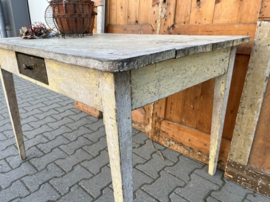 Boerentafel 109 x 77 tafel hout café VERKOCHT