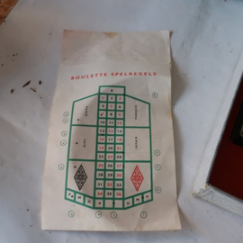 Roulette spel vintage retro in doos origineel