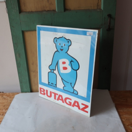 Wand plaat gevel bord Butagaz Frankrijk