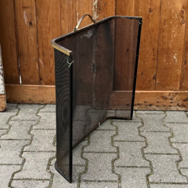 Haard scherm vonkenvanger metaal & messing