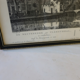 Amsterdam Westerkerk Vleeschhal in lijst