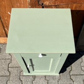 Nacht kastje hout groen Frankrijk VERKOCHT