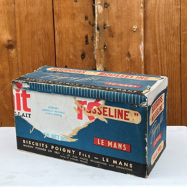 Blik Biscuits Poigny Le Mans koek origineel