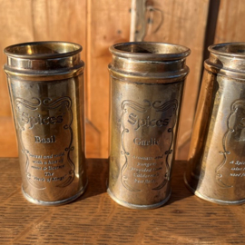 Kruiden pot silver plated storage container VERKOCHT