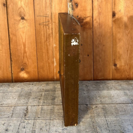 Stilleven in lijst hout boeket bloemen 39 x 33