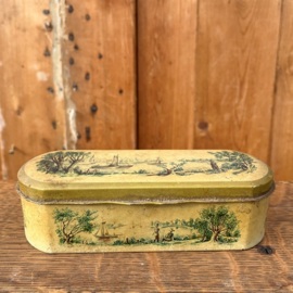 Lepel doos blikje Douwe Egberts 1954 VERKOCHT