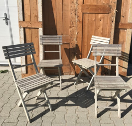 Klapstoel hout bistro stoel opklap VERKOCHT