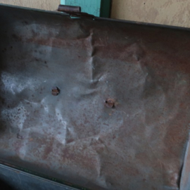Brood beschuit blik trommel 36 x 22,5 x 20