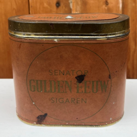 Blik sigarenblik Senator Gouden Eeuw sigaren
