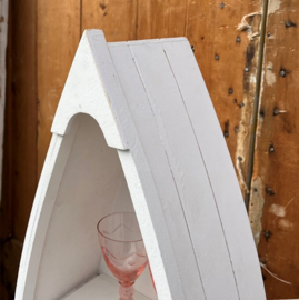 Boekenkast type boot kano skiff VERKOCHT