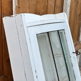 Vitrine kast wit sier kastje wand VERKOCHT