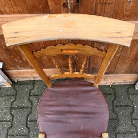 Bidstoel bidstoeltje knielstoel kerkstoel origineel