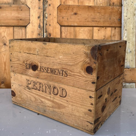 Houten kist Pernod Pastis origineel VERKOCHT