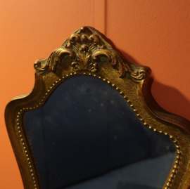 Spiegel barok brons kleur 37 x 63 VERKOCHT