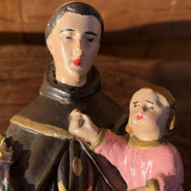 Heilige Antonius met kind origineel 30 cm